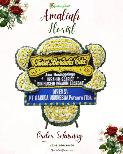 Papan Bunga Duka di Calaca