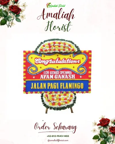 Bunga Papan Congratulation di Calaca